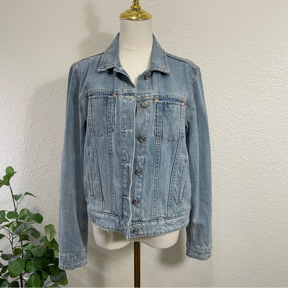 PAIGE Light Blue Jean Jacket